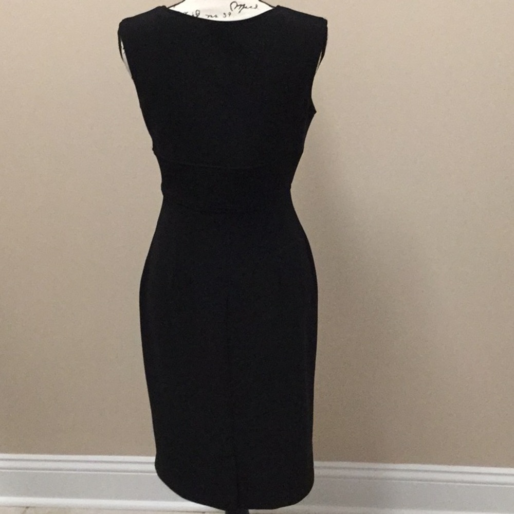 ABS Allen Schwartz Collection black knit dress - Picture 4 of 8